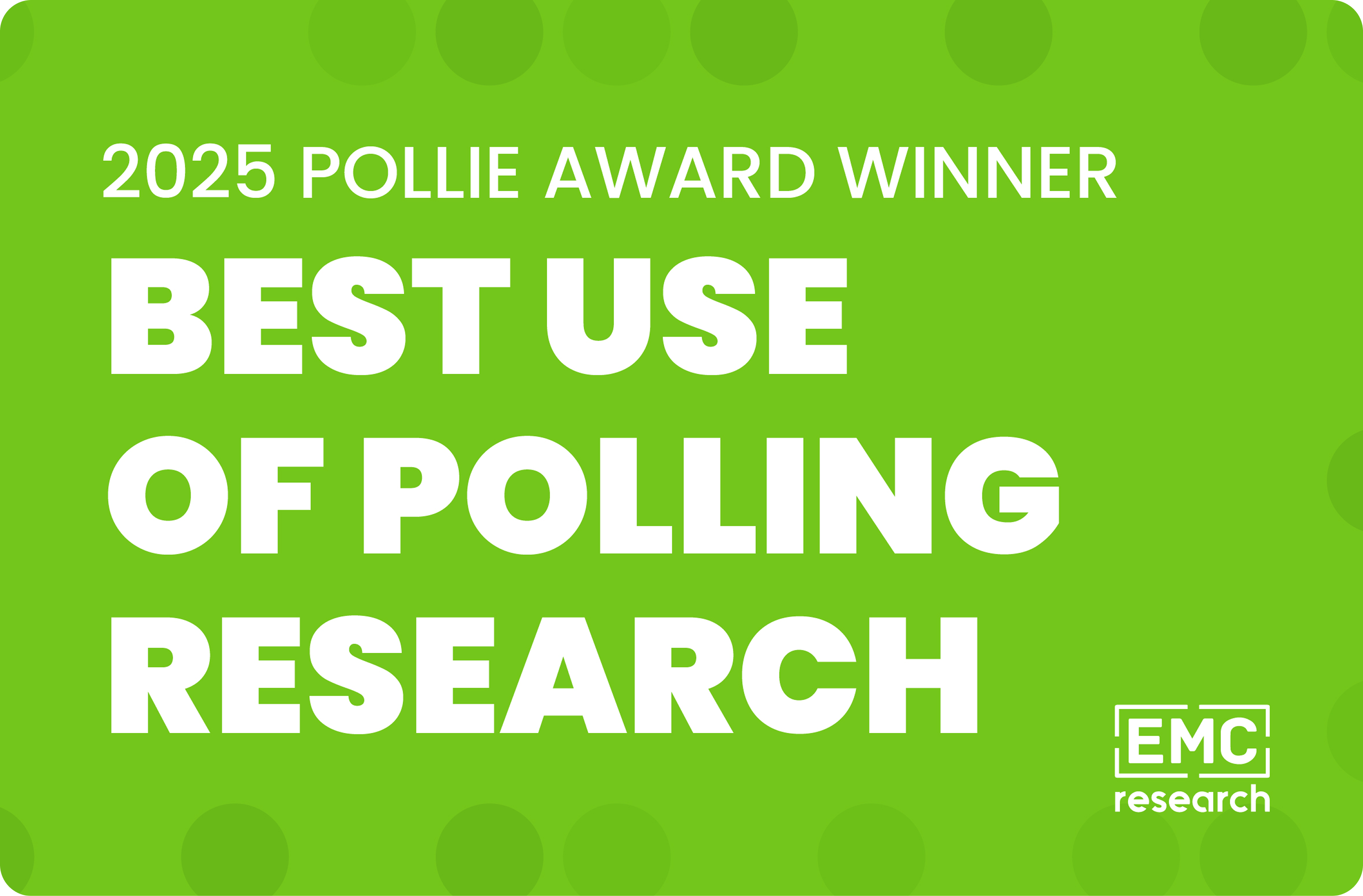 2025 Pollie Award Blog Image